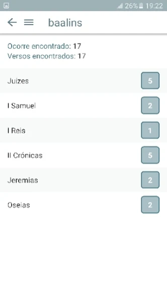 Concordância Bíblica e Bíblia 4.4.4 Screenshot