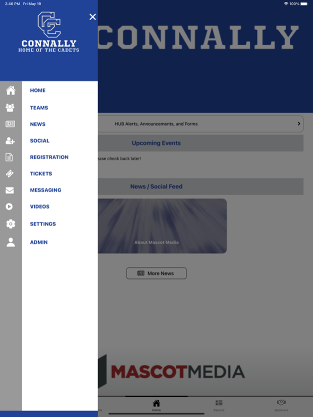 Connally Athletics 1.1.0 Screenshot