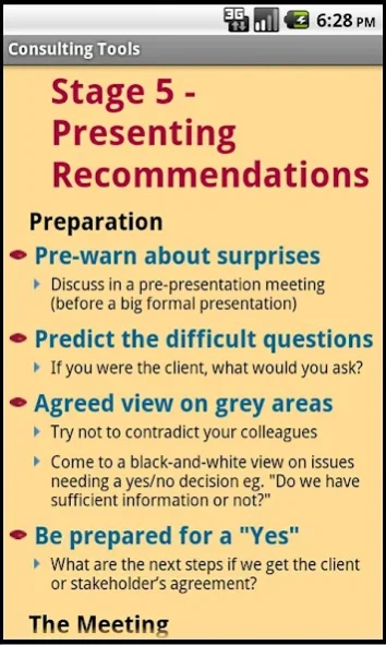 Consulting Tools  Screenshot