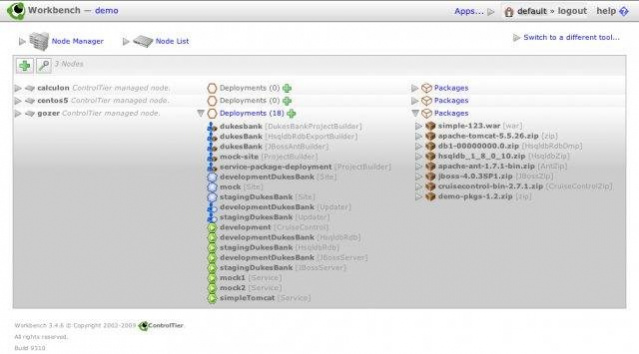 ControlTier 3.6.1 Screenshot