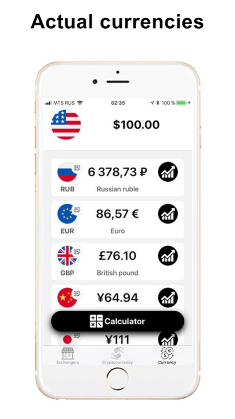 Converter currency and crypto 1.6 Screenshot
