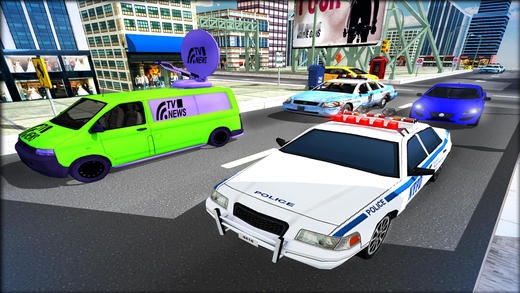 Cop Car Driver 3D Simulator - Police Chase Smash! 1.0 Screenshot