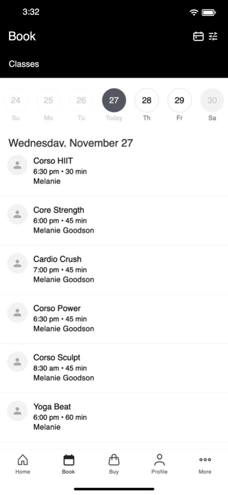Corso Fitness 8.804.0 Screenshot