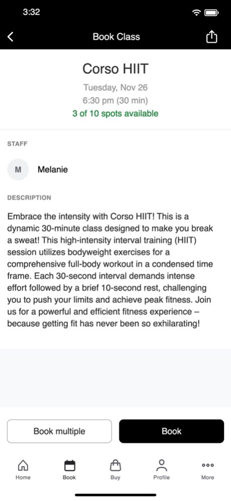 Corso Fitness 8.804.0 Screenshot