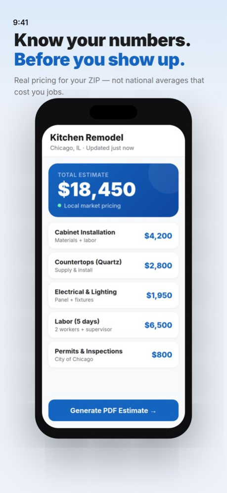 Cost Estimator - Construction+ 5.7.1 Screenshot
