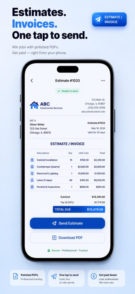 Cost Estimator - Construction+ 5.7.1 Screenshot
