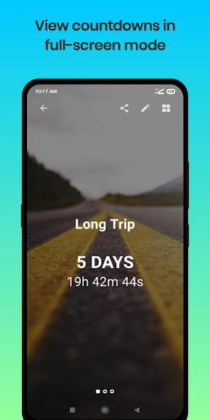 Countdown App and Widget 1.9 Screenshot