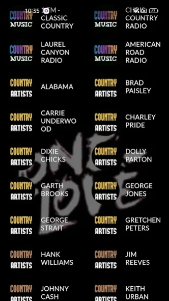 Country music radio 2.0.10 Screenshot