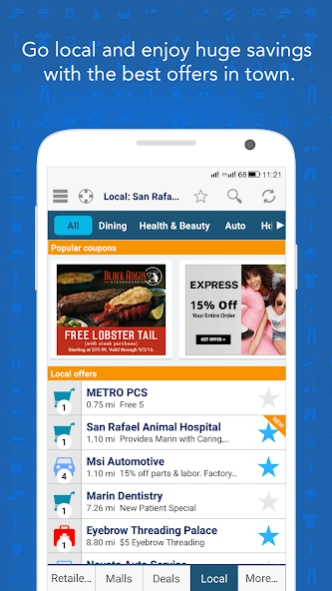 GeoQpons Shopping Coupons 8.1.0 Screenshot