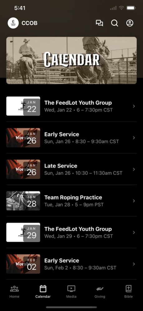 Cowboy Church of Brenham 6.18.1 Screenshot