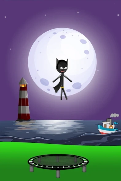 Crazy Stickman Jump and Flip  Screenshot