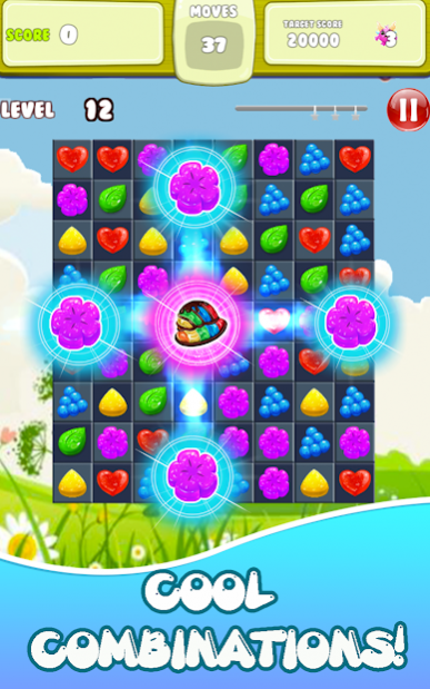 Cream Candy Rain - Match 3 Game 1292 Screenshot