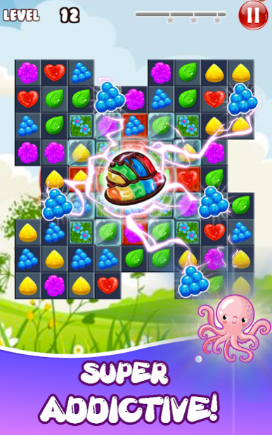 Cream Candy Rain - Match 3 Game 1292 Screenshot