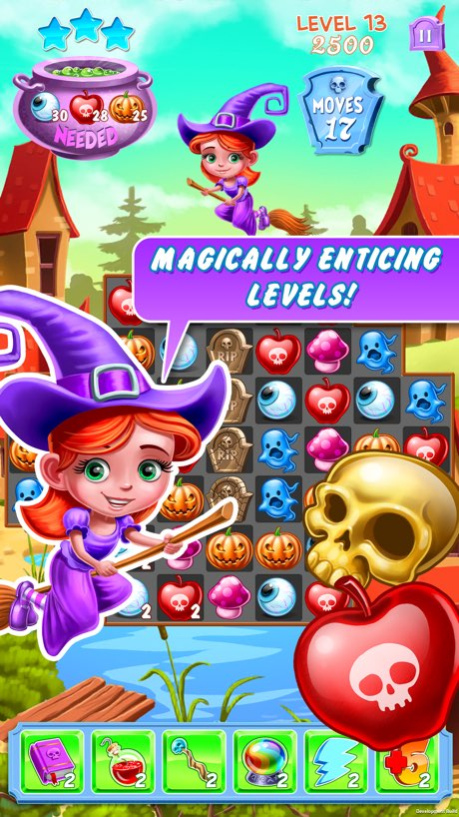 Creepy Crawly Kingdom - A Wicked Match 3 Puzzle 1.3.3 Screenshot