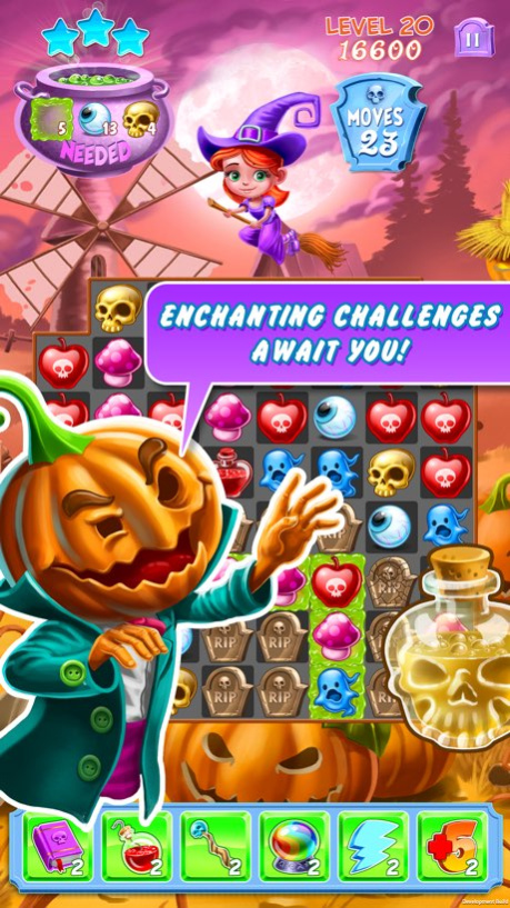Creepy Crawly Kingdom - A Wicked Match 3 Puzzle 1.3.3 Screenshot