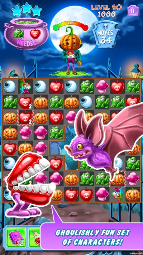 Creepy Crawly Kingdom - A Wicked Match 3 Puzzle 1.3.3 Screenshot