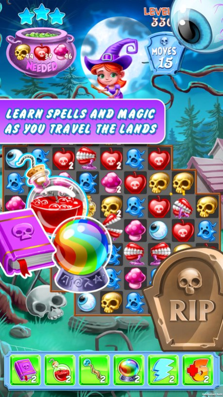 Creepy Crawly Kingdom - A Wicked Match 3 Puzzle 1.3.3 Screenshot