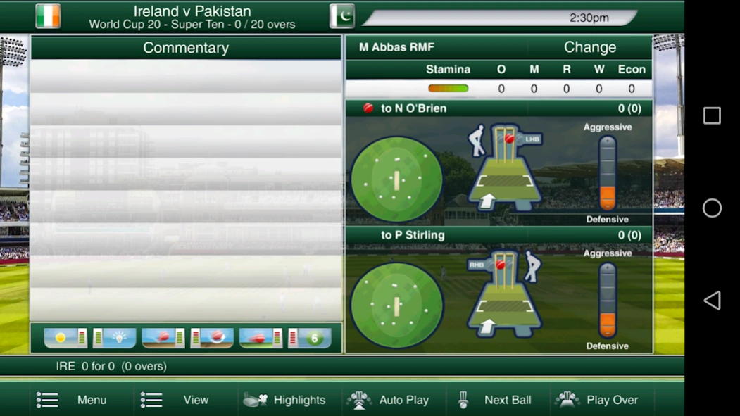 Cricket Captain 2018 0.32 Screenshot