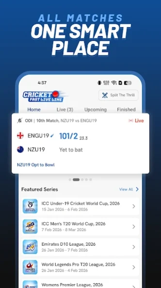 Cricket Fast Live Line - CFLL 9.0.32 Screenshot