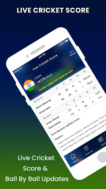 Cricket Scoreboard - Cricket World Cup 2019 1.1 Screenshot