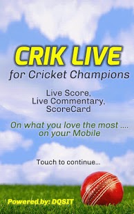 CRIK LIVE - Live Cricket 5.0.3 Screenshot