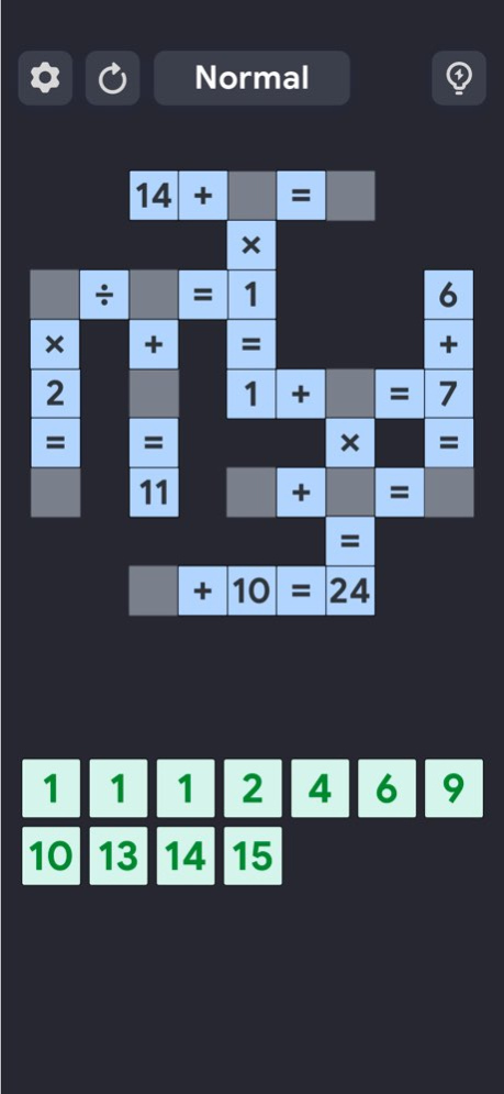 Crossmath Games - Math Puzzle 1.1.8 Screenshot