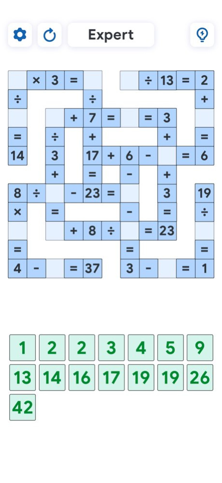 Crossmath Games - Math Puzzle 1.1.8 Screenshot