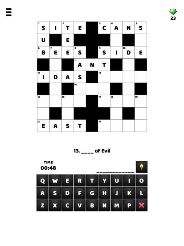 Crypto Crossword  Screenshot