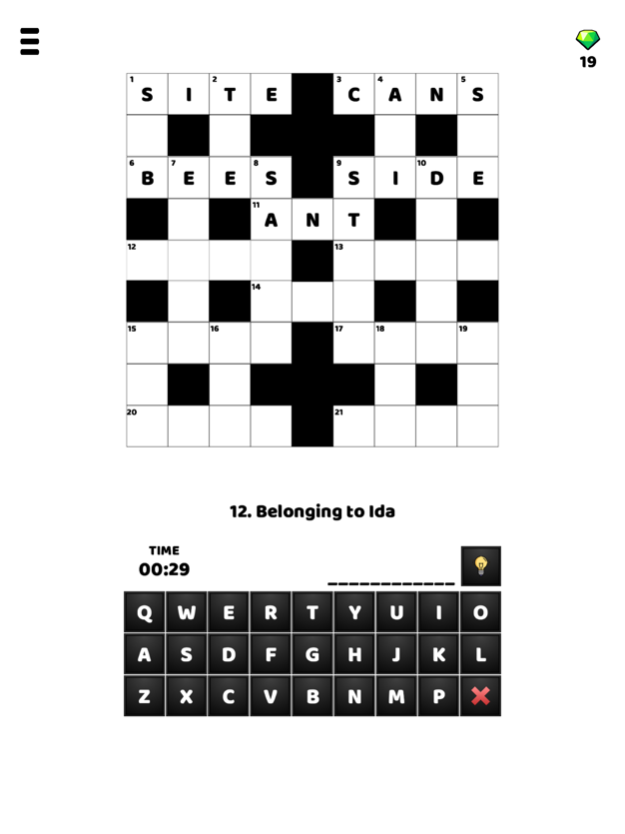 Crypto Crossword  Screenshot