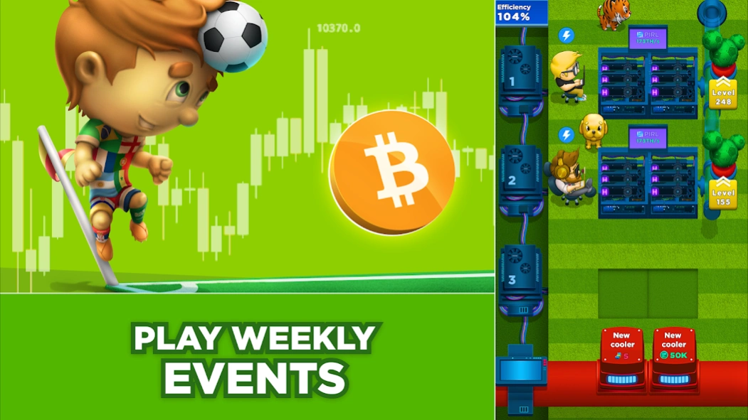 Crypto Miner: Bitcoin Factory 1.48.0 Screenshot