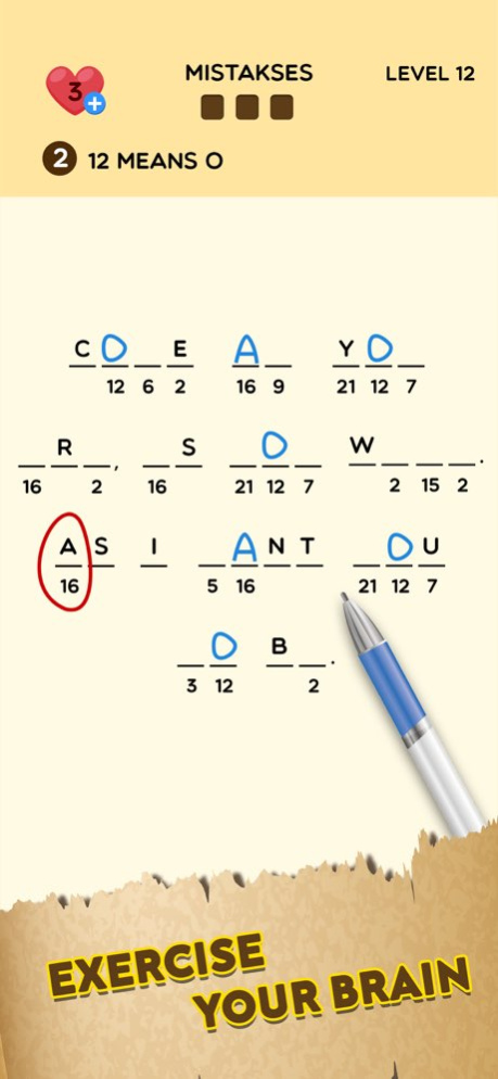 Cryptogram Go 1.1.1 Screenshot