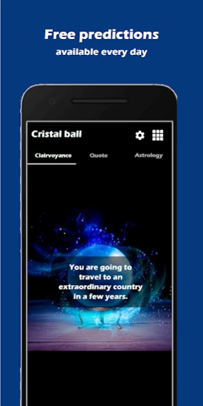 Crystal Ball : My predictions  Screenshot