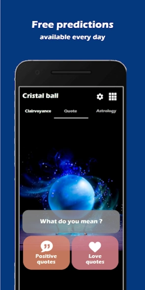 Crystal Ball : My predictions  Screenshot