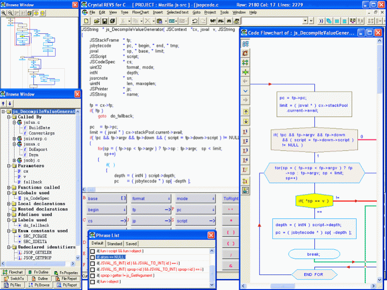 Crystal REVS for C++ 4.59 Screenshot