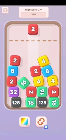 Cubes 2048 1.2.58 Screenshot