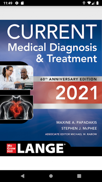 CURRENT Medical Diagnosis and Treatment CMDT 2021 1.1 Screenshot