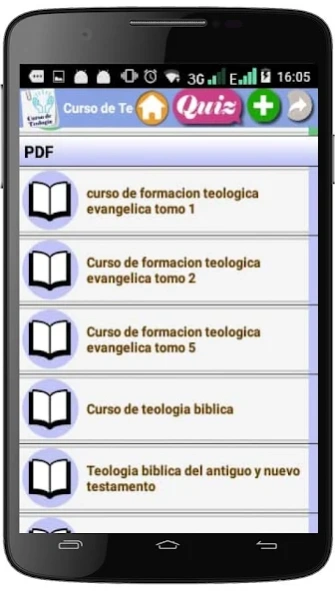CURSO DE TEOLOGÍA  Screenshot