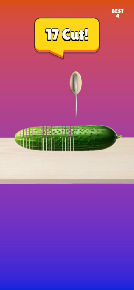 cut cucumber mini Challenge 0.7 Screenshot