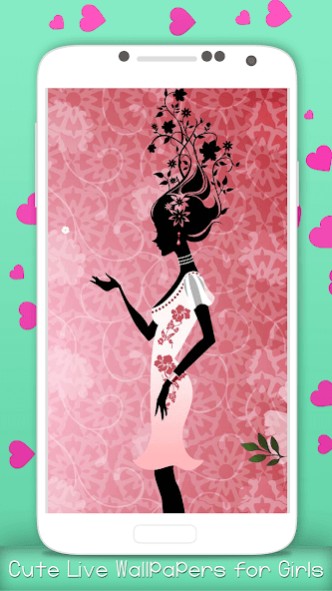 Cute Live Wallpapers for Girls 1.6 Screenshot