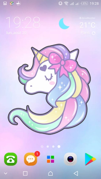Cute Unicorn backgrounds 5 Screenshot