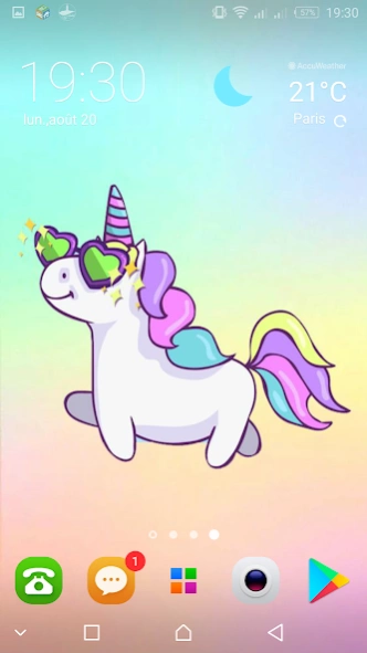 Cute Unicorn backgrounds 5 Screenshot