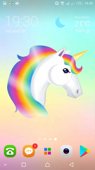 Cute Unicorn backgrounds 5 Screenshot