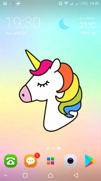 Cute Unicorn backgrounds 5 Screenshot