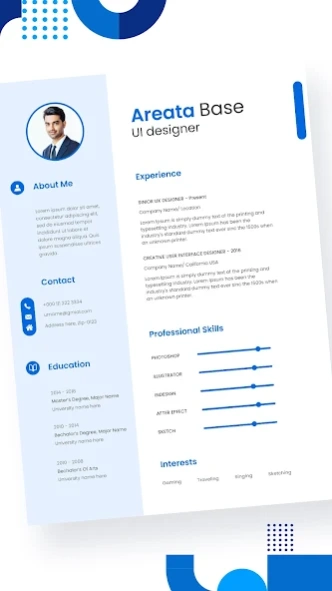 CV maker 4.0.6 Screenshot