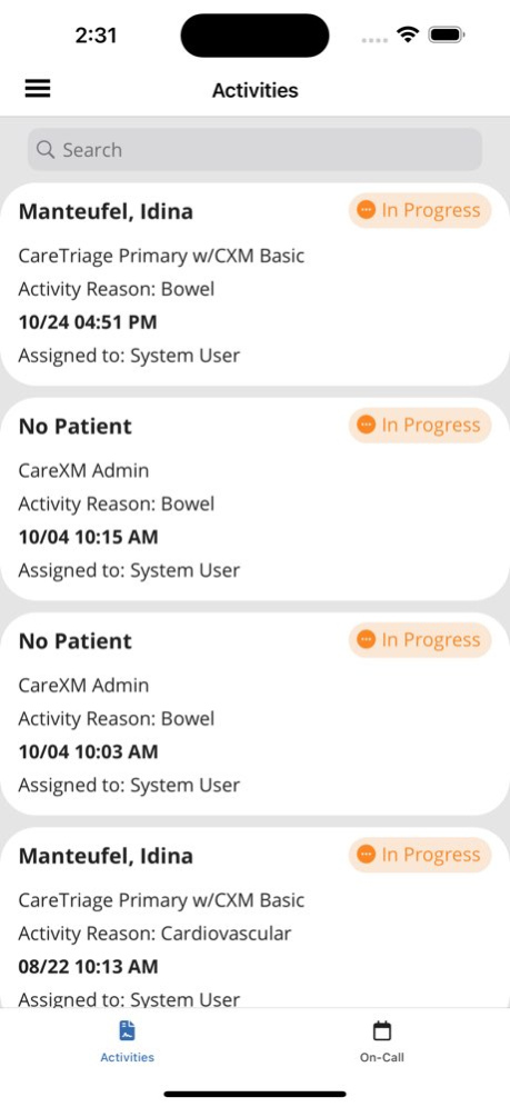 CXM Mobile 1.1.38 Screenshot