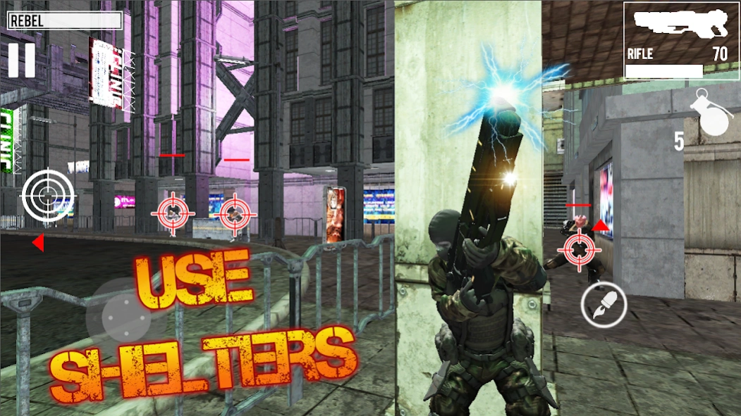 Cyber Force Strike: ShootGames 1.11 Screenshot