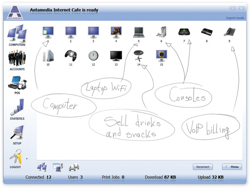 Internet Cafe Software 8.0.8 Screenshot