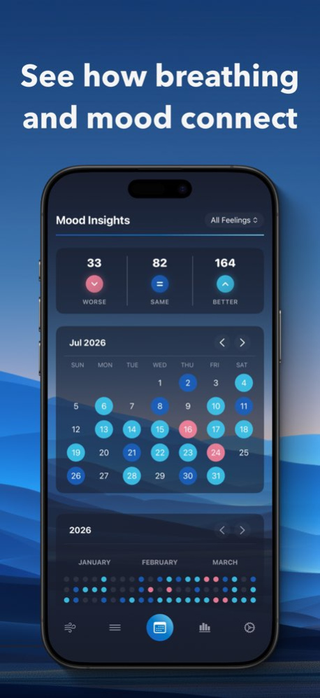 Cyclic Sighing: Stress Relief 1.0.1 Screenshot