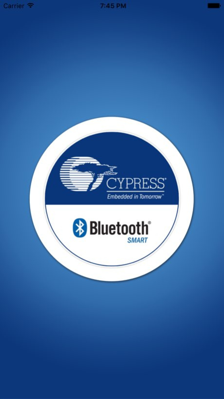 Cypress® BLE-Beacon™ 1.2.0 Screenshot