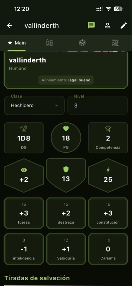 Forge RPG Sheets & Campaign 3.0.10 Screenshot